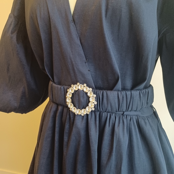 Frank Lyman V Neck Vintage Style Dress - Picture 4 of 6